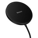 Baseus Wireless Charger MagSafe Simple Mini2 Magnetic Qi Compatible 15W Black (CCJJ010001)