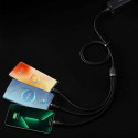 Baseus Universal Flash Series 3-in-1 Fast Charging Data Cable (USB-A to Micro + Lightning + Type-C) 