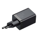 Baseus Travel Charger Super Si Pro mini Fast Charger, C+U, PD 3.0, QC 3.0 30W EU Black (CCSUPP-E01)