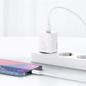 Baseus Travel Charger set Super Si 1C QC (With Simple Wisdom Cable Type-C to Lightning 1m) 20W EU Wh