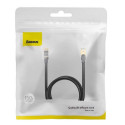 Baseus Network Cable High Speed (CAT7) of RJ45 (round cable) 10 Gbps 1.5m Black (WKJS010201)