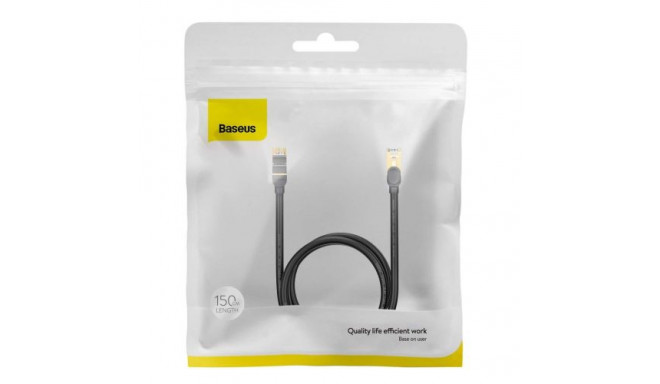 Baseus Network Cable High Speed (CAT7) of RJ45 (round cable) 10 Gbps 1.5m Black (WKJS010201)