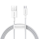 Baseus Micro USB Superior cable, fast charging cable 2A 1m White (CAMYS-02)