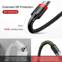 Baseus Micro USB Cafule Cable 1.5A 2m Red + Black (CAMKLF-C91)