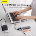 Baseus HUB Metal Gleam Series 9-in-1 Multifunctional (Type-C to 3x USB3.2/PD 100W/VGA Full HD 60Hz/H