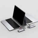 Baseus HUB Metal Gleam Series 8-in-1 Multifunctional (Type-C to PD/4K HD/USB3.0) Docking Station Gra