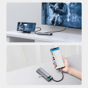 Baseus HUB Metal Gleam series 7-in-1 Multifunctional (Type-C to 2x USB 3.0, PD 100W / HDMI 4K 30Hz /