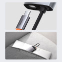 Baseus HUB Metal Glam Series 5-in-1 (3xUSB-A 3.0, Type-C male, Type-C female, HDMI-A), Gray EU (WKWG