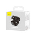 Baseus Earphone Bluetooth Bowie E2 BT 5.2, TWS AV Synchronization, Low Latency, IP55, Black (NGTW090