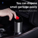 Baseus Car Tool Gentleman Style Vehicle-mounted Trash Can (with Bag 1 roll/30) Black (CRLJT-01)