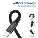 Baseus Cable Fast 4-in-1 For Lightning + Type-C(2) + Micro 3.5A 1.2m Black (CA1T4-B01)