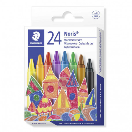 Мелок STAEDTLER Noris 24 цвета