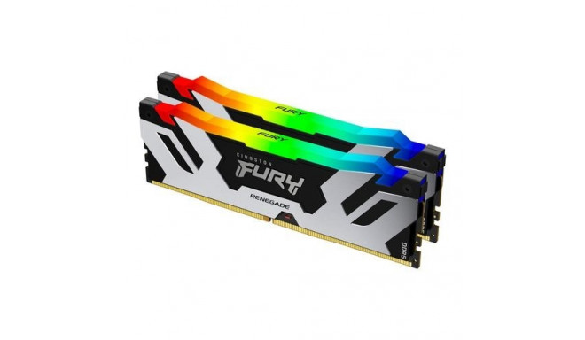 Kingston RAM Fury 64GB 6000MT/s DDR5 CL32 DIMM (Kit of 2) Renegade RGB XMP