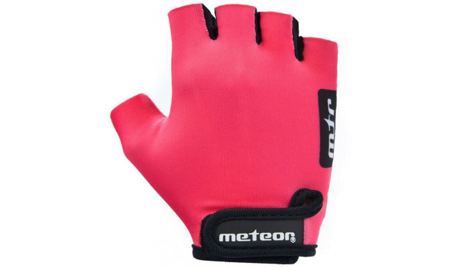 Meteor детские велосипедные перчатки Jr (XS), розовый