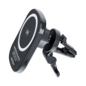 Car holder to air vent with wilress charging support MagSafe charging 15W D10 black