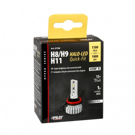 Halo Led H8 H9 H11 15W PGJ19-X 1 tk