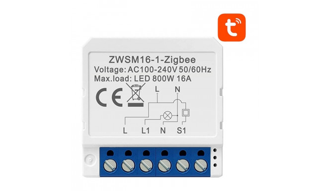 Smart Switch Module ZigBee Avatto ZWSM16-W1 TUYA