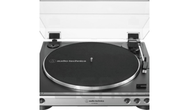 Audio Technica vinüülplaadimängija AT-LP60XUSB, tumehall