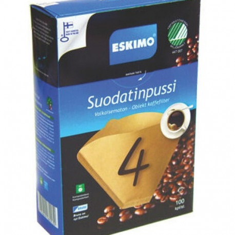 Kohvifilter 1x4, 100tk, Eskimo