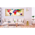 Seinapilt - Bright Continents - 200x80