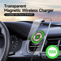 DUZZONA V2 - Magnetic Wireless Car Charger 15W Compatible with MagSafe