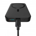 Akupank juhtmevaba laadimisega + USB-C pesaga, 10.000 mAh, 20W, MagSafe, must, Magnetic Mini, Baseus