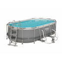 Bestway 56620 Power Steel Oval Pool Set