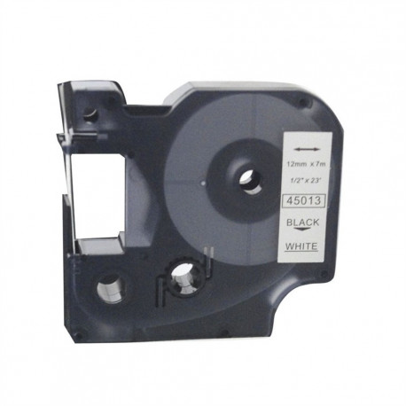 Compatible tape Dymo 45013(S0720530) 12mm black on white