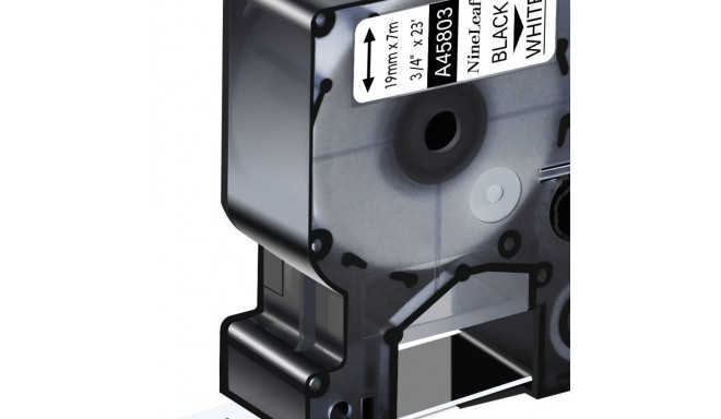 Compatible tape Dymo 45803（S0720830） 19mm black on white