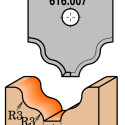 PROFILED KNIFE FOR MDF   RH   (ROUTER BIT 616.200)