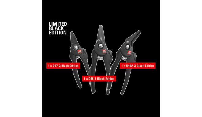 Kääride promo komplekt COMBI-SET-A Black