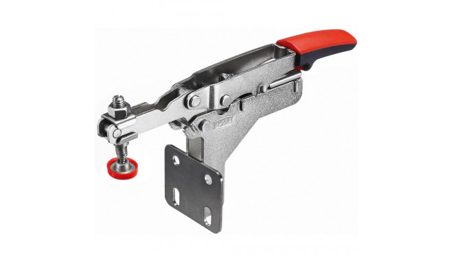 Horizontal toggle clamp with open arm and angled base plate STC-HA /35