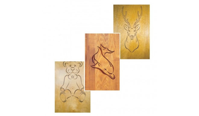 CARVER TEMPLATE TEDDY BEAR