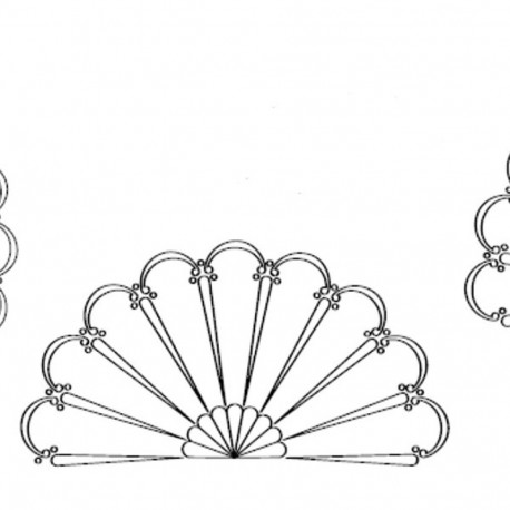 CARVER šabloon STRUCTURE FOR ROSETTES
