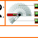 DIGITAL ANGLE FINDER 0-360° (265X50X25mm)