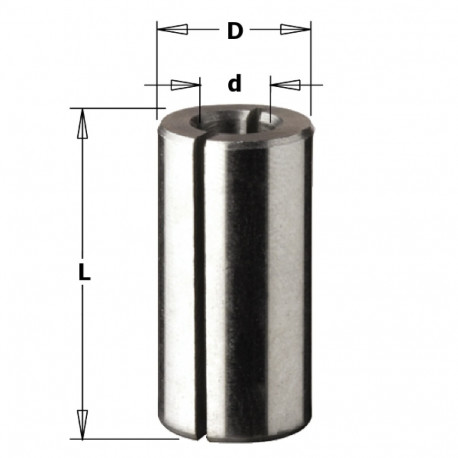Ülemineku puks d=6 D=9.5 mm L=25