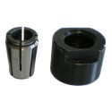 CLAMPING NUT AND COLLET FOR CMT7E D=8