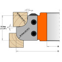 PAIR OF CONCAVE/CONVEX RADIUS KNIVES 40X30X2 R=10 FOR HEADS 694.007