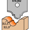 PROFILED KNIFE FOR MDF   RH   (ROUTER BIT 616.200)