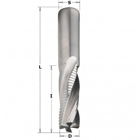 Spiraalfrees Z4 (2+2) pos. D=20x60x120 RH