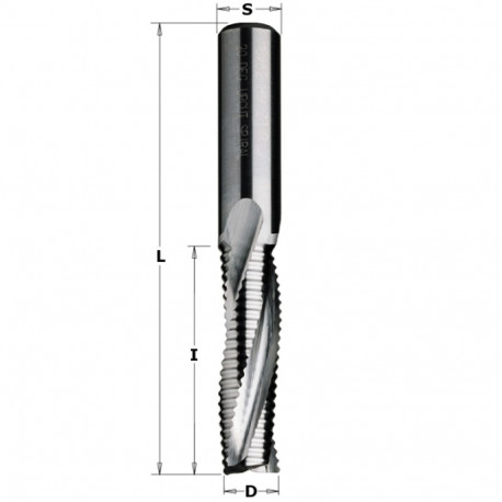 Spiraalfrees, üles.v HM D=18x55x110 Z3R RH
