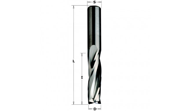 UP-CUT SPIRAL BIT SOLID HW D=12X42X90 Z3 RH