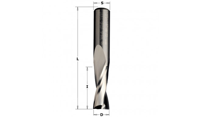UP-CUT SPIRAL BIT SOLID HW D=3X12X50 Z2 RH