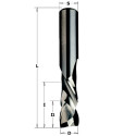 UP-DOWN CUT SC SPIRAL BIT D=10x7-32x80 Z=2+2 RH