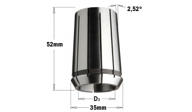 EOC-25 PRECISION COLLET D=12.7mm (1/2inch)