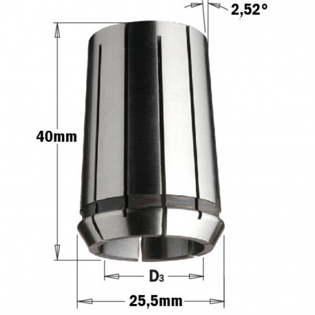 Tsang, DIN6388 EOC25 D=6 mm