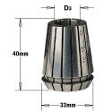 ER32 PRECISION COLLET D=20