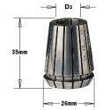 ER25 PRECISION COLLET D=16