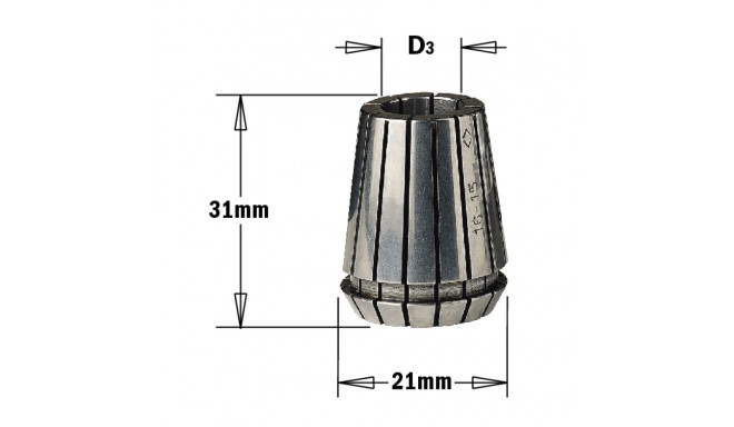 ER20 PRECISION COLLET D=12,7mm (1/2´´)