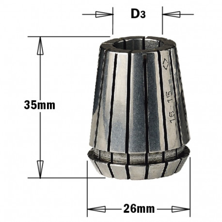 ER25 PRECISION COLLET D=10